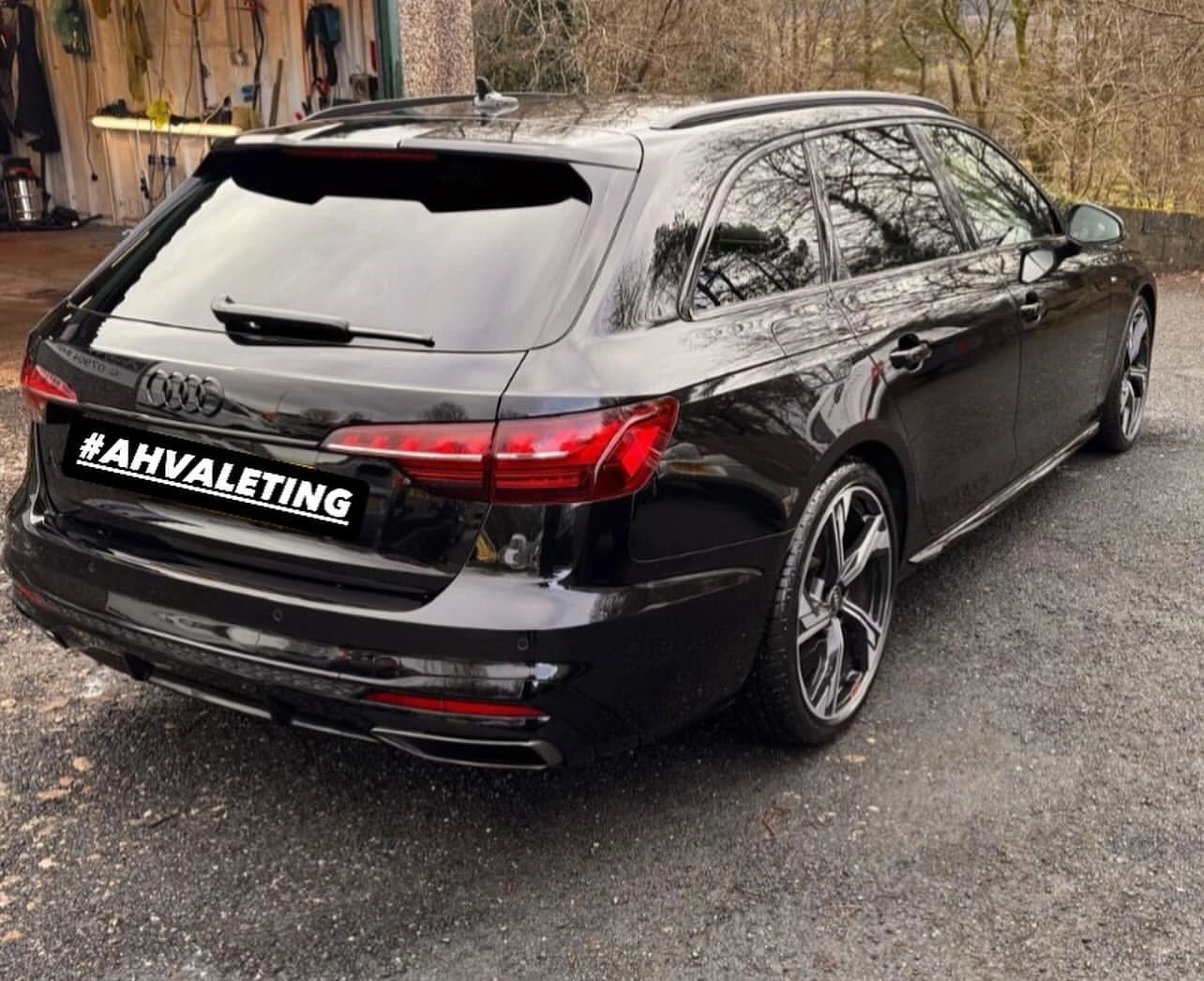 Black Audi A4 Avant